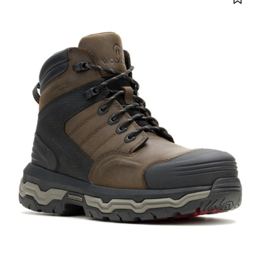 EUC Wolverine Men 6”Alpha Infinity Composite Toe Waterproof Boot Soft Toe Sz 11